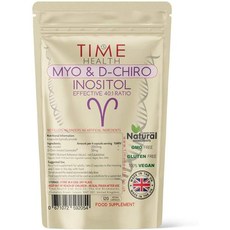 여성갱년기영양제 Myo D Chiro Inositol 401 비율 PCOS 120 캡슐 채식주의자 파우치, 120개 (1팩)