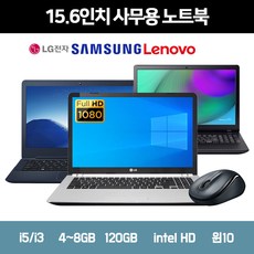 사무용 업무용 LG 레노버 삼성 15.6인치 윈10 노트북, 6.Z360