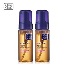클린앤클리어 에센셜 훼이셜 포밍 클렌징 폼, 150ml, 2개