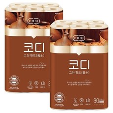 코디 고창황토 30m 30롤 2팩