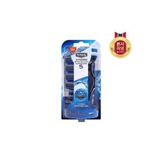 쉬크 하이드로5 프리미엄 날 6입+면도기x1개, 쉬크 하이드로5 프리미엄 날 6입