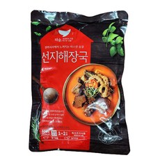 선미식품 푸짐하고 양이 많은 선지해장국, 600g, 1개