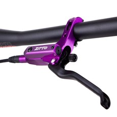 ztto mt420 mtb 브레이크 자전거 유압 160mm 디스크 브레이크 4 피스톤, 푸른
