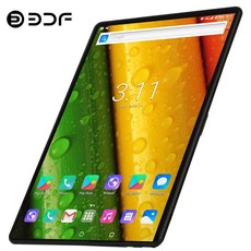 가성비태블릿 인강용 태블릿 새로운 듀얼 네트워크 블루투스 와이파이 넷북, 64GB tf 카드 추가, 검은색