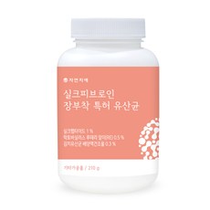 자연지애 실크피브로인 장부착 특허 유산균, 210g, 1개