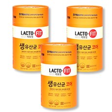 종근당건강 락토핏 생유산균 코어 2g 60포 x 3
