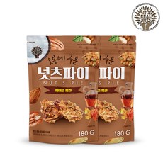 잇츠리얼넛츠 메이플 코코넛 넛츠파이 피칸 180g, 2봉