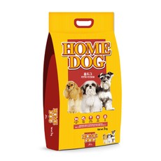 홈도그 전연령 강아지 건식사료, 5kg, 1개