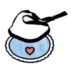 도그아이 강아지 고양이 케이프 스카프 M, 블루하트, 1개