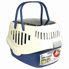리첼 강아지 애견 이동장 배드캐리 이동장 블루