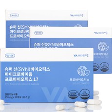 비타민마을 슈퍼 신바이오틱스 마이크로바이옴 프로바이오틱스 17 10.5g, 30정, 3개