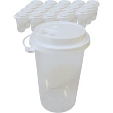 생활을그리다 다회용 리유저블 컵 500ml + 일반 뚜껑 세트, 20세트