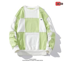 WZD 2022 봄 상의 캐주얼 긴팔티 sup 홍콩어 커플 여 트렌드 패션 남 맨투맨