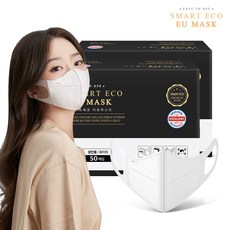 스마트에코 이유 국산 새부리형 일회용마스크 성인용 화이트 100매, 단품없음