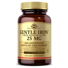 솔가 젠틀 철분 25mg 베지터블 캡슐, 90개입, 1개
