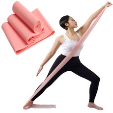 코어닷에이 Master 필라테스 밴드 핑크 길이 200cm 폭 14.5cm