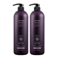 아브카 퍼퓸 대용량 샴푸 베이비파우더향, 1000ml, 2개