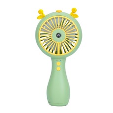 캠핑타프팬 실링팬 무선 천장선풍기 mini 휴대용 팬 3 speed 2 가습 스프레이, 초록