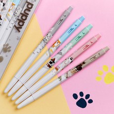 [AFZ_4254587] 모나미 153 퍼피 볼펜 0.5mm 5색 세트 O 사무실볼펜 국산볼펜 필기볼펜 한정판 유성볼펜
