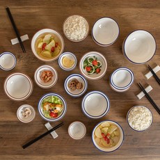 모던화이트 고온소성 도자기 접시 그릇 식기 홈세트, 28P 4인구성 세트