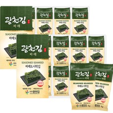 광천김 파래 도시락김, 4g, 32개입