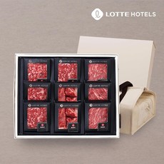 [롯데호텔] 횡성한우 프리미엄 선물세트 6호(불8국6장4), 단품