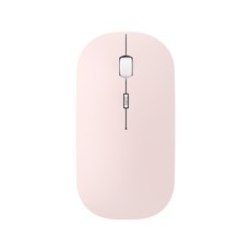 엑토 코튼 블루투스 저소음 무선 마우스 BTM-13, 핑크