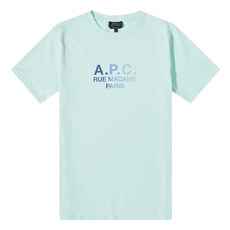 아페쎄 토니 멀티컬러 로고 티셔츠 페일그린 반팔반팔티 COEAV-H26082-KAB