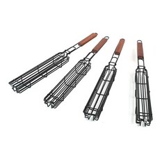 4ps 꼬치구이 크리에이티브 스테인리스 바베큐 케이지 bbq 바비큐 도구, 10ps