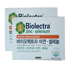 바이오렉트라 아연 셀레늄 20포 x 2박스(40회 분량)