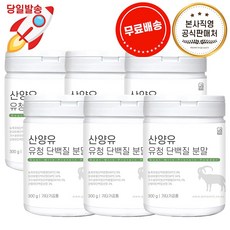 경성건강원 네덜란드산 프리미엄 산양유 유청 단백질 분말 가루 쉐이크 온가족 프로틴 영양식 300g, 산양유 유청 300g 6통