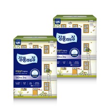 잘풀리는집 리얼 실키 미용티슈 2겹, 3개입, 2팩