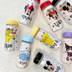 크리스마스 성탄절 네임 각인 어린이집 유치원 교회 학원 포켓몬 보틀 생일 단체 간식 선물 답례품 구디백, 쿠루미이, 스마일 해피벌스데이
