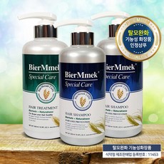 비어멕 독일천연맥주효모 프리미엄 식약처인정 탈모샴푸 & 트리트먼트, 샴푸 1개+트리트먼트 1개 (500ml)