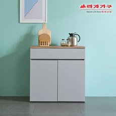 라자가구 위드 소다 800 서랍수납장 hy002 주방수납장, 라이트 그레이