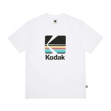 코닥반팔티 NQB K1223LRS56WHT 레인보우 로고 반팔티셔츠 WHITE118977