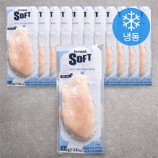 러브잇 소프트 닭가슴살 오리지널 (냉동), 100g, 12팩