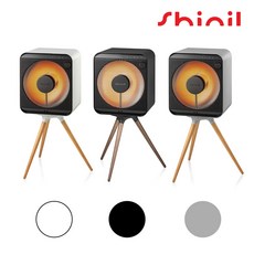 신일 하이라이트 에코 큐브 1구 전기히터 SEH-F700HLW 싱글 700W 가정용 사무실 난방기 발난로 전기난로 전기스토브 선풍기형, 블랙