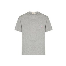 MAISON KITSUNE [명품]진저샵 메종키츠네 트리컬러 반팔 그레이 FM00120 KJ0010 H150 7..