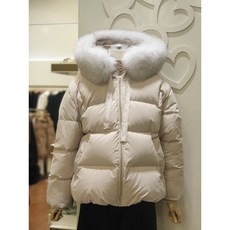 샤틴 거위털 구스 다운 패딩 점퍼 S224B851