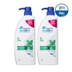 헤드앤숄더 쿨 멘솔 샴푸, 850ml, 2개