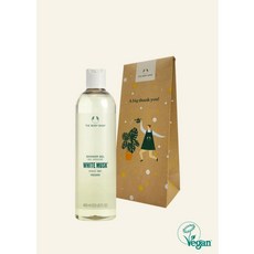더바디샵 [무료포장] 화이트 머스크 샤워젤 400ML 선물세트 SHOWER GEL WHITE MUSK GIFT SET, 1개