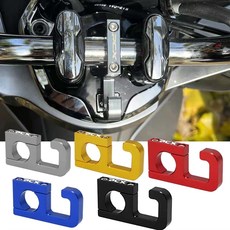 필수템/간지템 pcx 로고 오토바이 22mm 헬멧 후크 수하물 가방 후크 홀더 행거, 회색 로고 없음