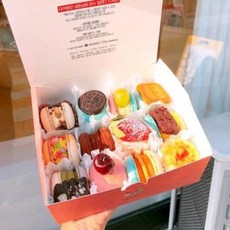 [바이러브하니] 수제 마카롱 필링가득 뚱카롱, 죠리퐁가득