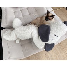 부드러운 대형 스누피 캐릭터 바디필로우 안고자는 인형 애착인형, 90cmcm, A