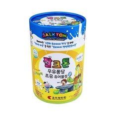 잘크톤 우유퐁당 초유 츄어블정 우유맛, 90정