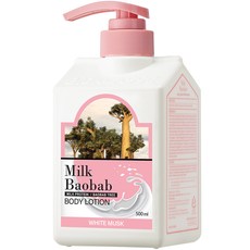 밀크바오밥 바디로션 화이트머스크향, 500ml, 1개