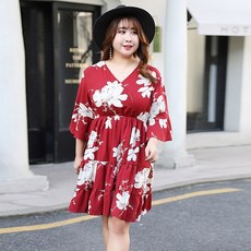 영애씨옷장 Y051_빅플라워 쉬폰 원피스