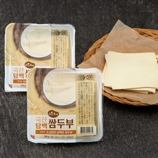 맑은물에 국산 담백 쌈두부 2입, 200g, 1개