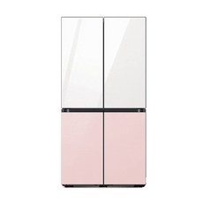 삼성 비스포크 냉장고 글램화이트+글램핑크 RF85B900255